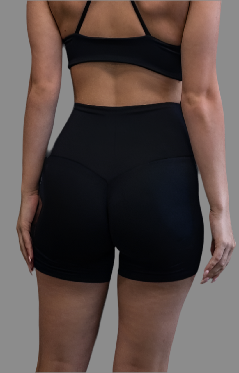 Black FTC Women Shorts