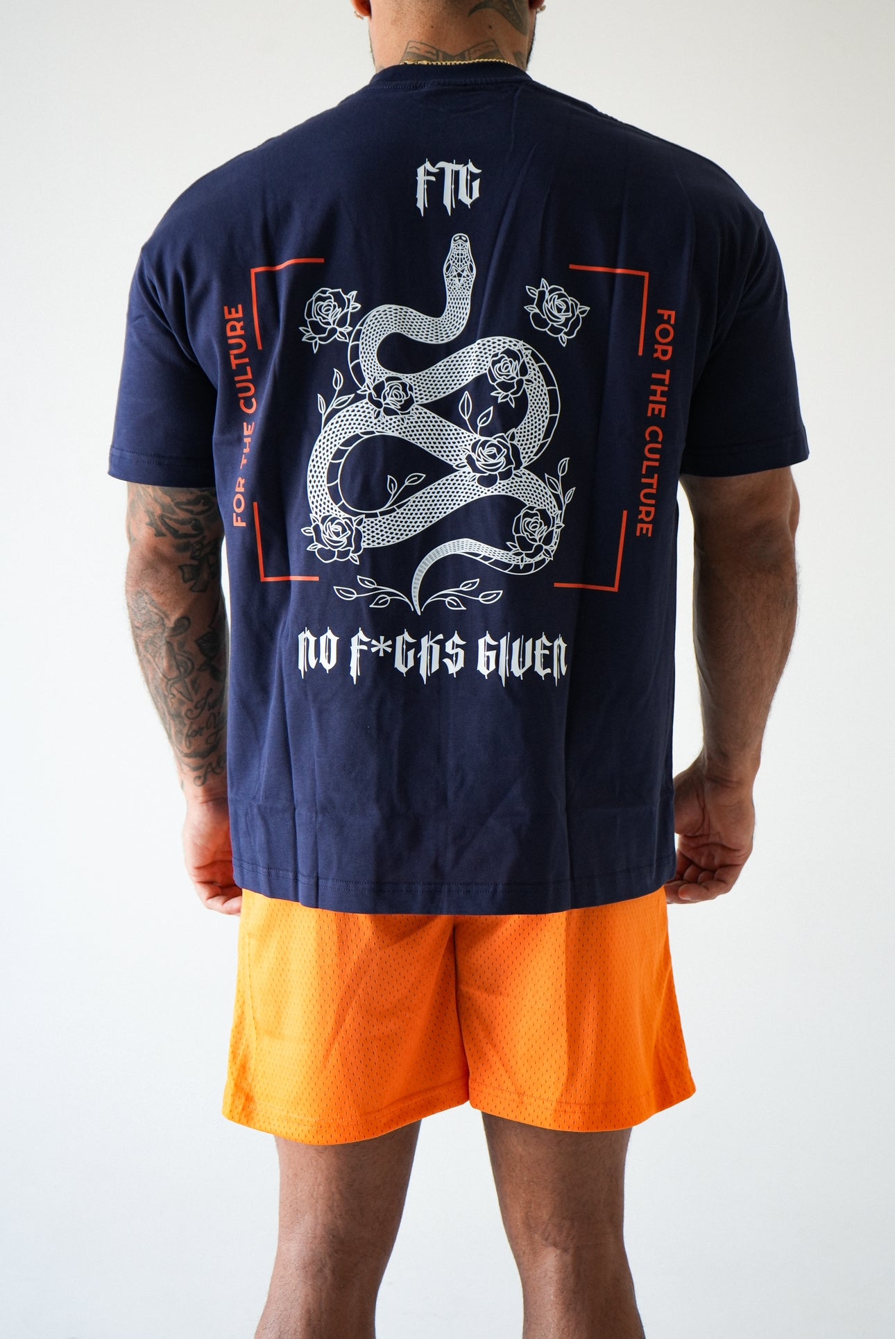 No F*cks Given oversized-T