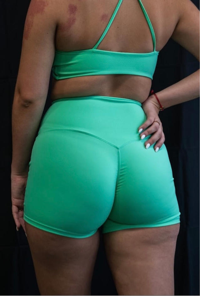Green FTC Women Shorts