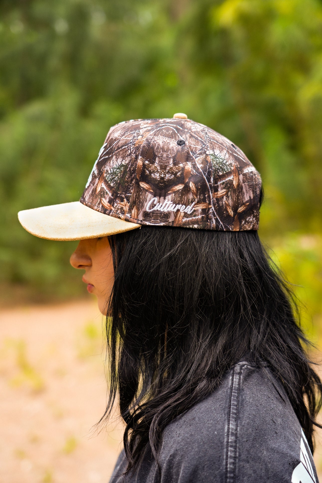 Camo/Cream Suede