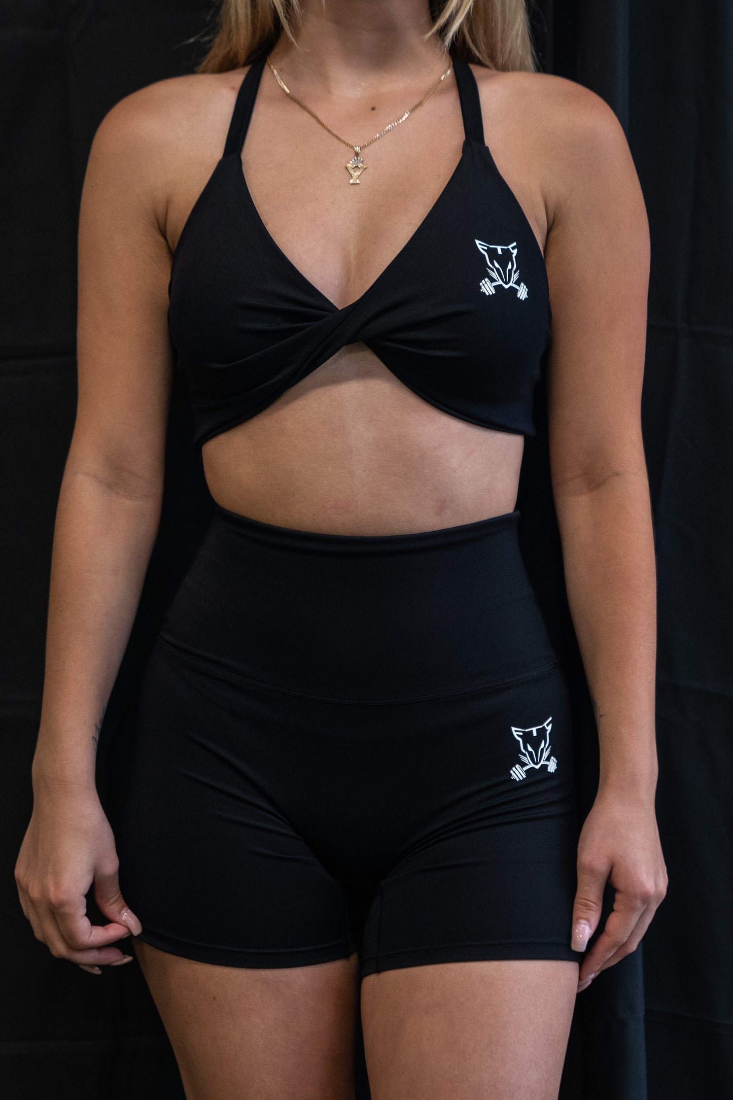 Black FTC Twist Bra