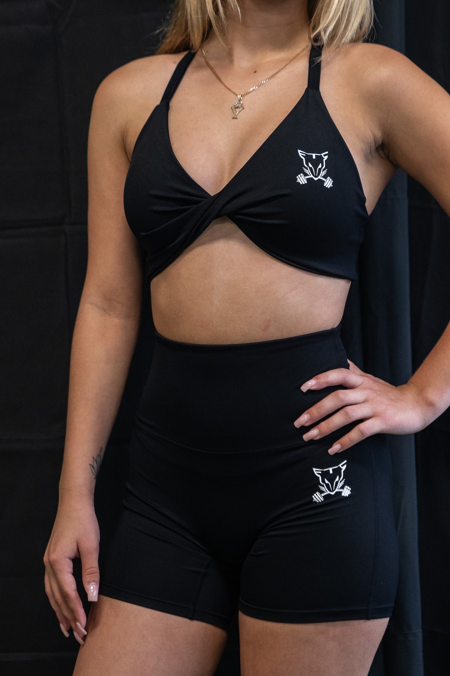 Black FTC Twist Bra