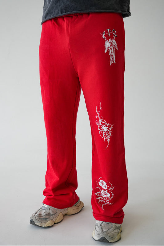 Crimson Ascension Joggers