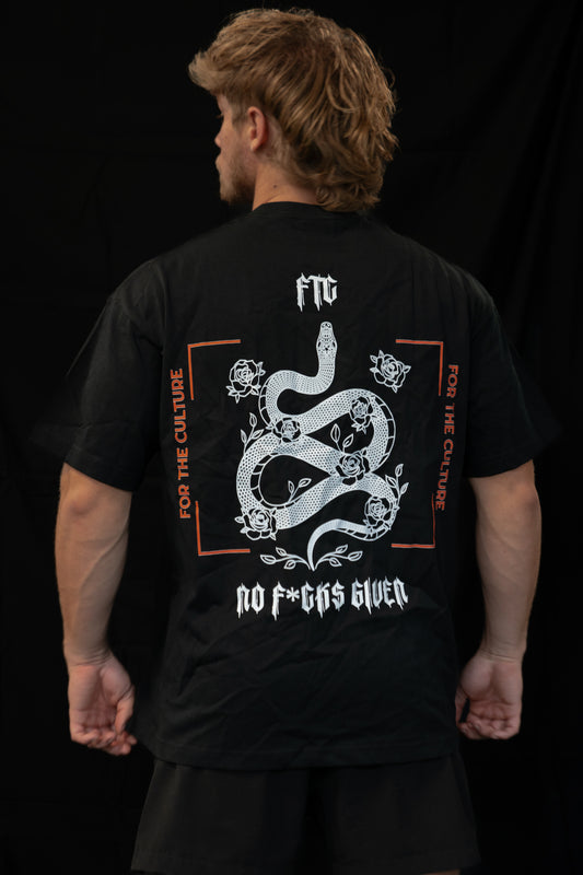 No F*cks Given oversized-T